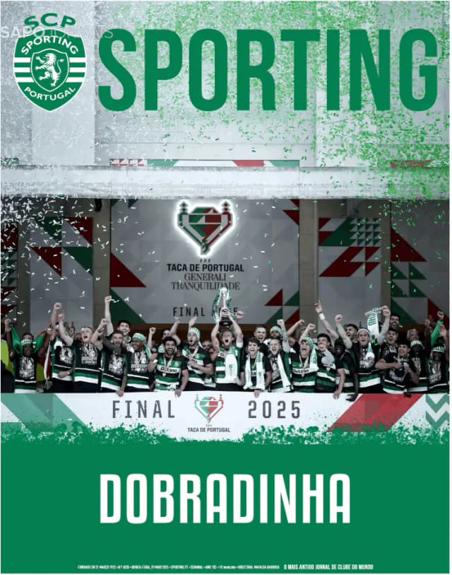 Capa jornal Jornal Sporting 2025-05-30