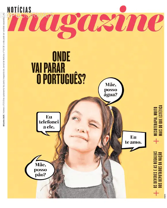 Capa jornal Notícias Magazine/JN 2025-06-08