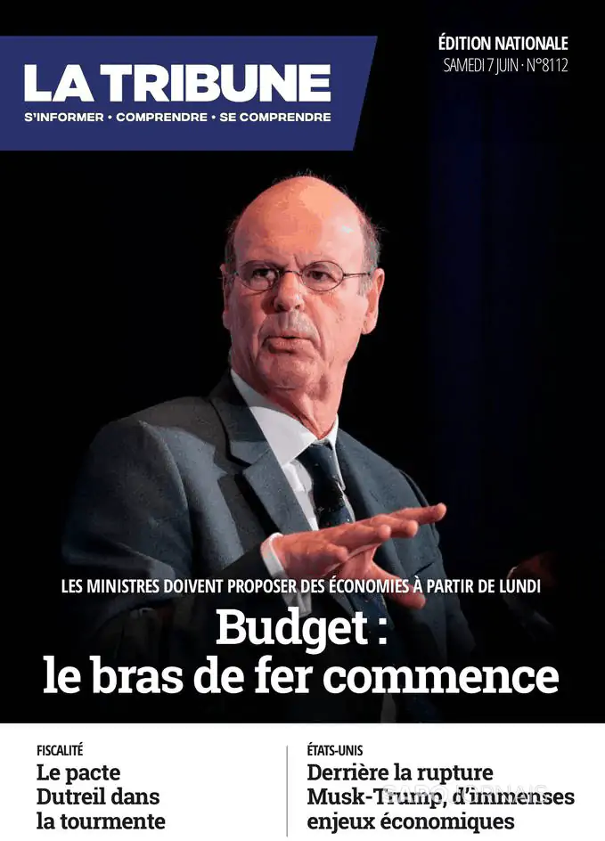 Capa jornal La Tribune 2025-06-10