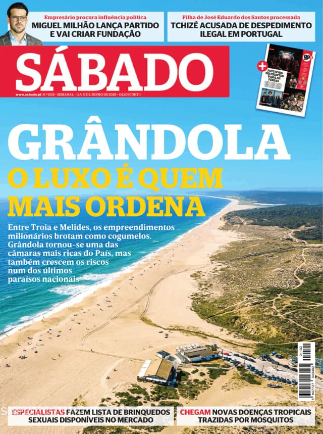 Capa jornal Sábado 2025-06-11