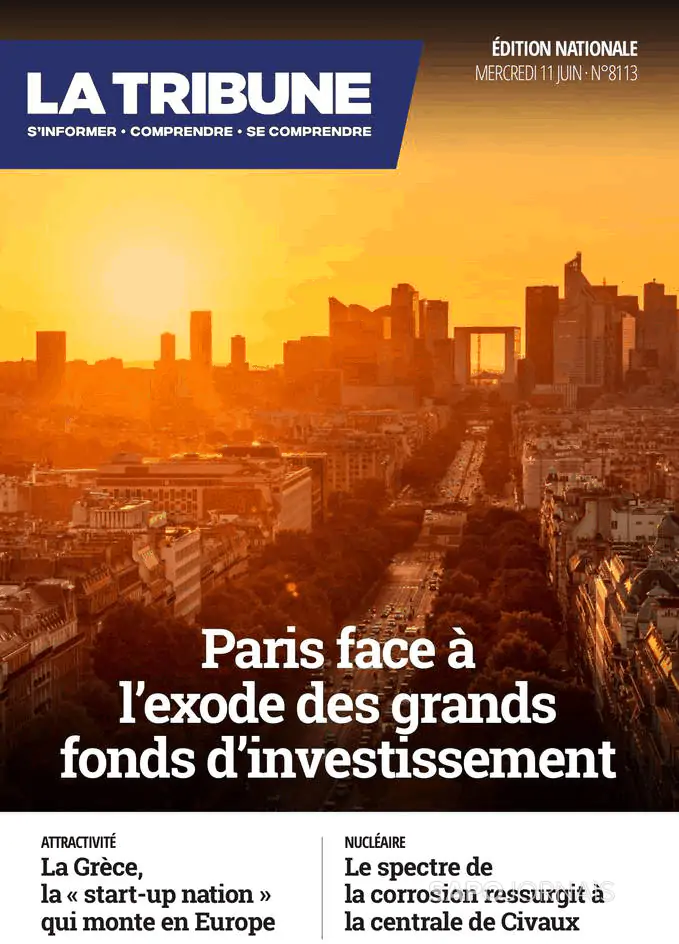 Capa jornal La Tribune 2025-06-11
