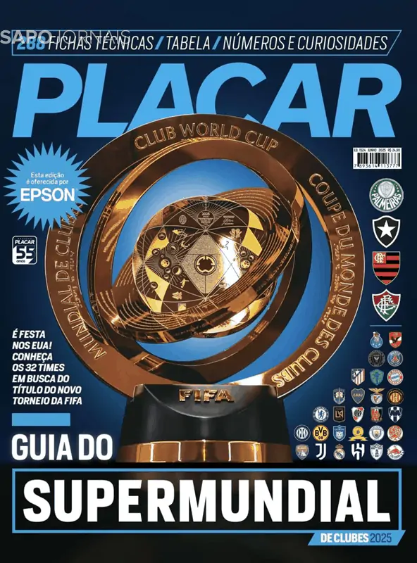 Capa jornal Placar 2025-06-12