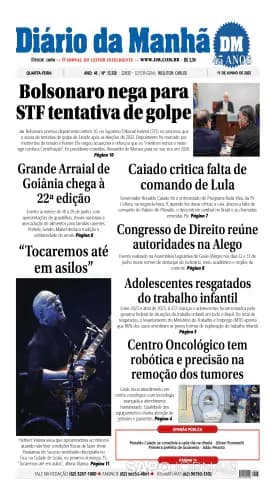 Capa jornal Diário da Manhã 2025-06-11
