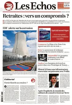 Capa jornal Les Echos 2025-06-12