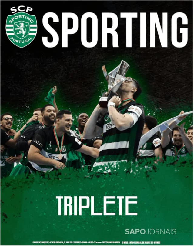 Capa jornal Jornal Sporting 2025-06-13