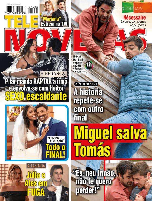 Capa jornal Telenovelas 2025-06-13