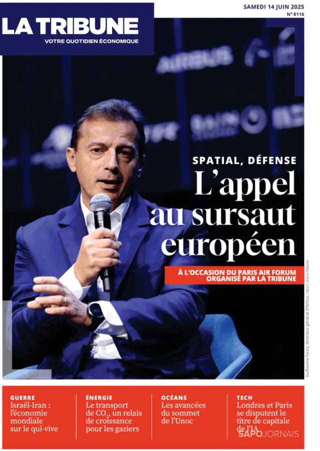 Capa jornal La Tribune 2025-06-14