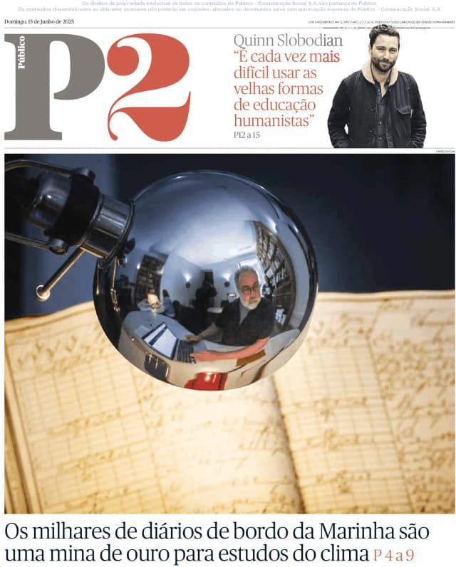 Capa jornal P2-Público 2025-06-15