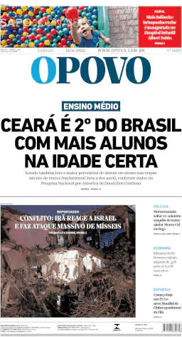 Capa jornal O Povo 2025-06-14