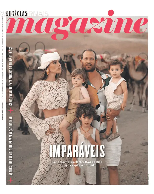 Capa jornal Notícias Magazine/JN 2025-06-15