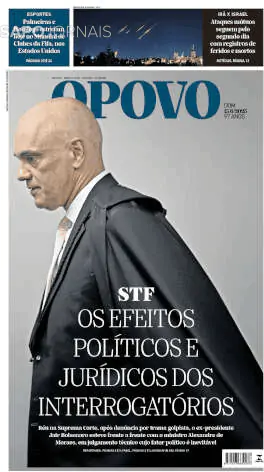 Capa jornal O Povo 2025-06-15