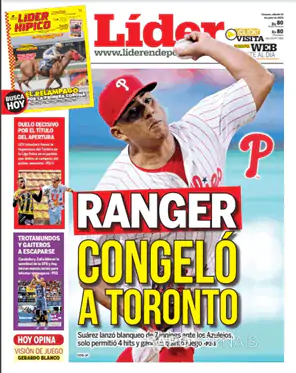 Capa jornal Líder 2025-06-16