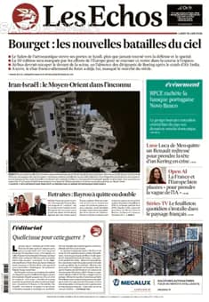 Capa jornal Les Echos 2025-06-16