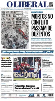 Capa jornal O Liberal 2025-06-16