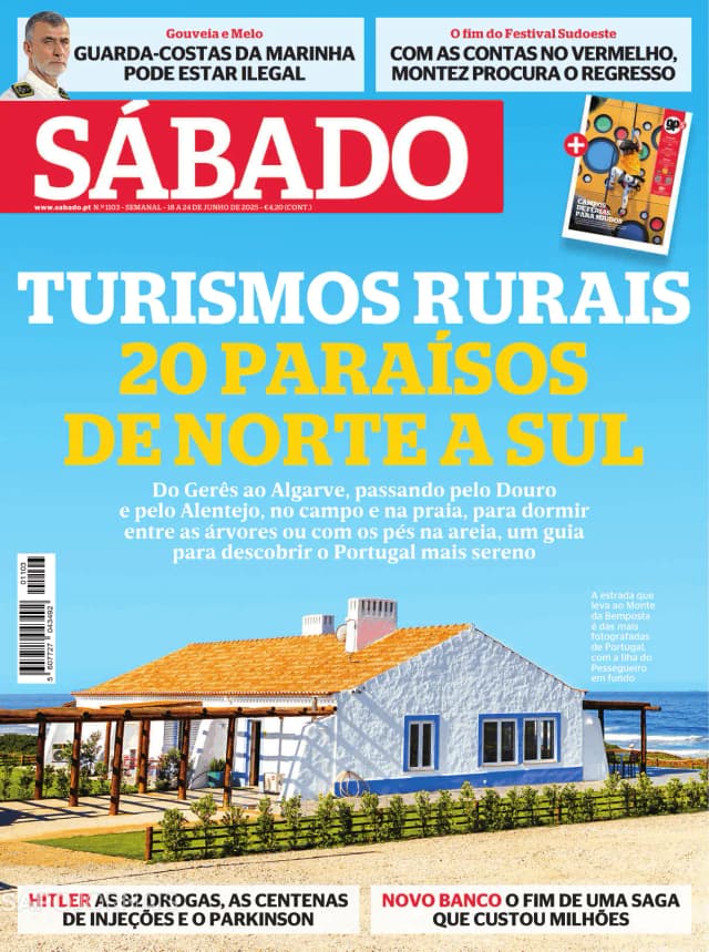 Capa jornal Sábado 2025-06-18