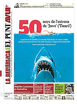 Capa jornal El Punt Avui | Nacional 2025-06-20