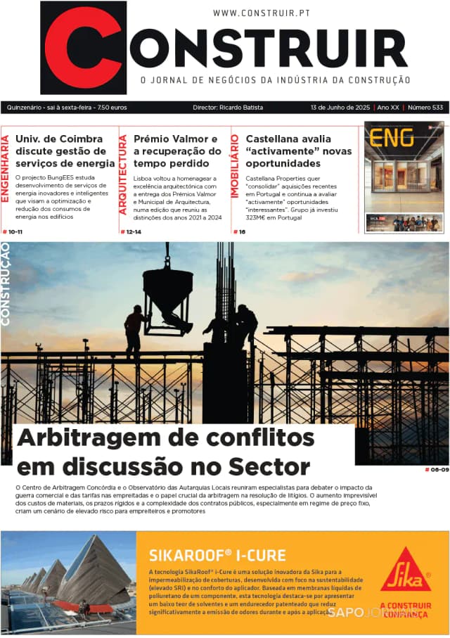 Capa jornal Construir 2025-06-20