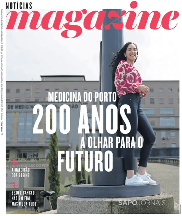 Capa jornal Notícias Magazine/JN 2025-06-22