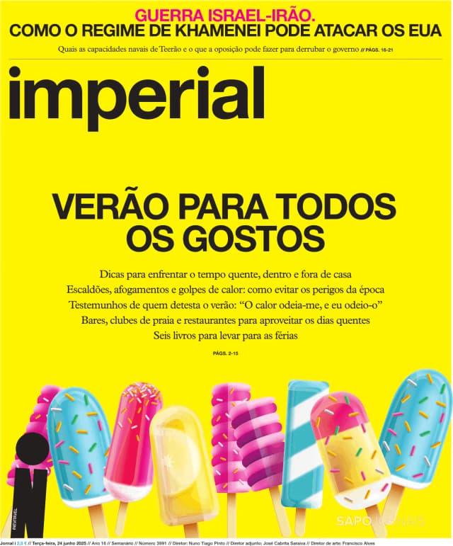 Capa jornal Jornal i 2025-06-24