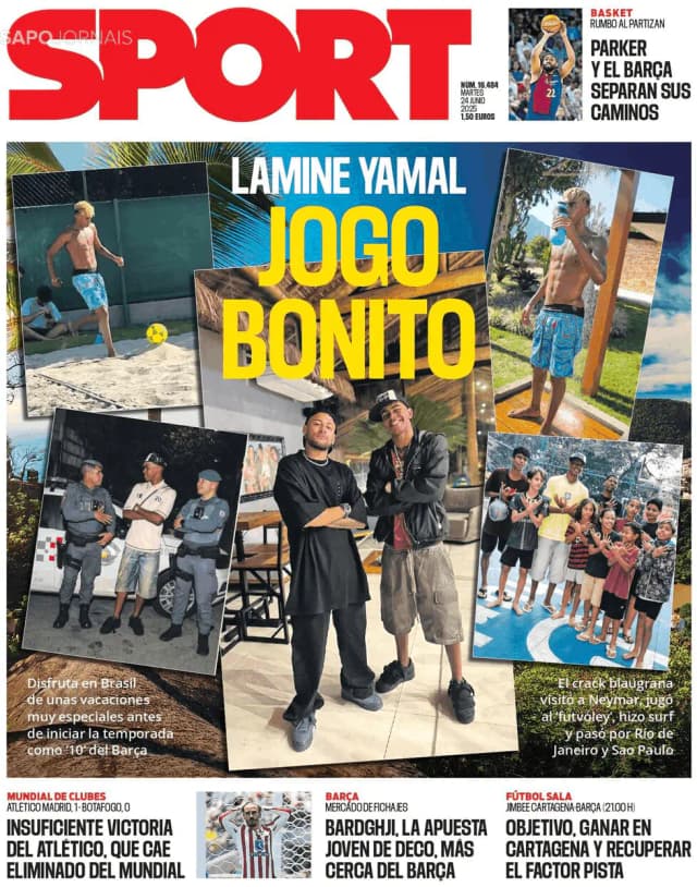 Capa jornal Sport 2025-06-24