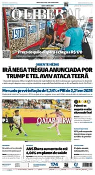 Capa jornal O Liberal 2025-06-24