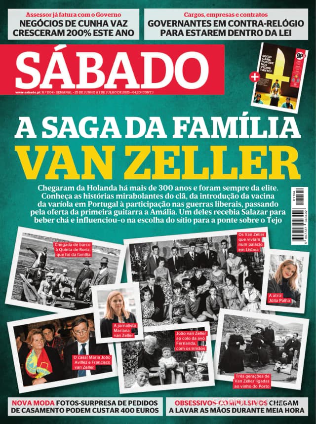 Capa jornal Sábado 2025-06-25
