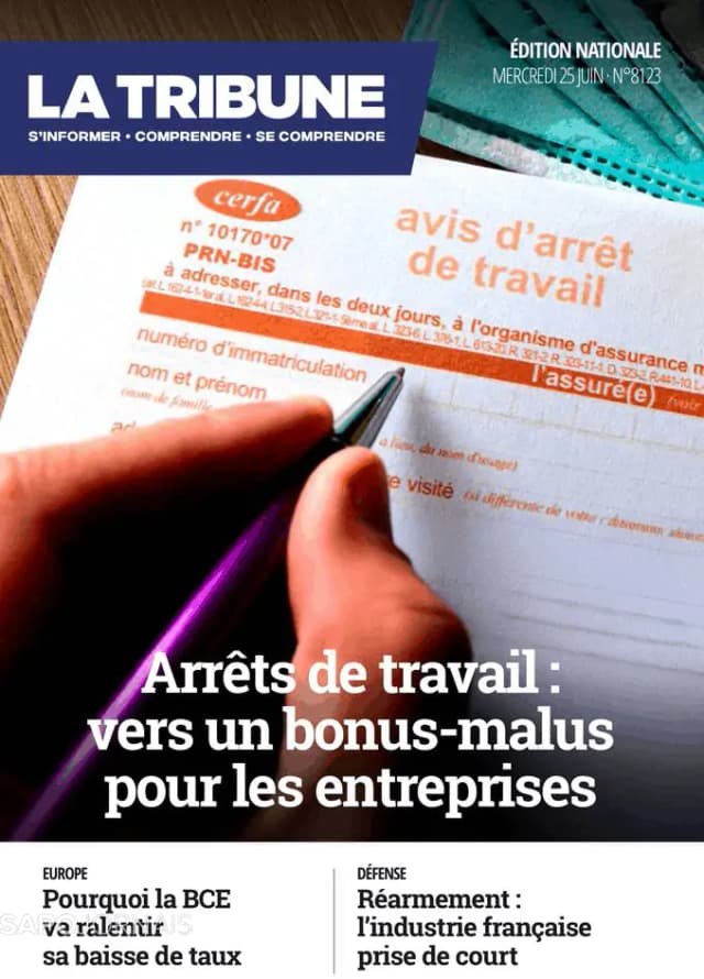 Capa jornal La Tribune 2025-06-25