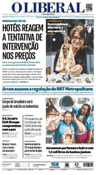 Capa jornal O Liberal 2025-06-25