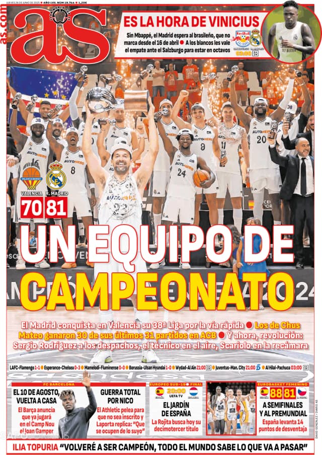 Capa jornal AS 2025-06-26