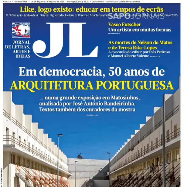 Capa jornal Jornal de Letras 2025-06-26