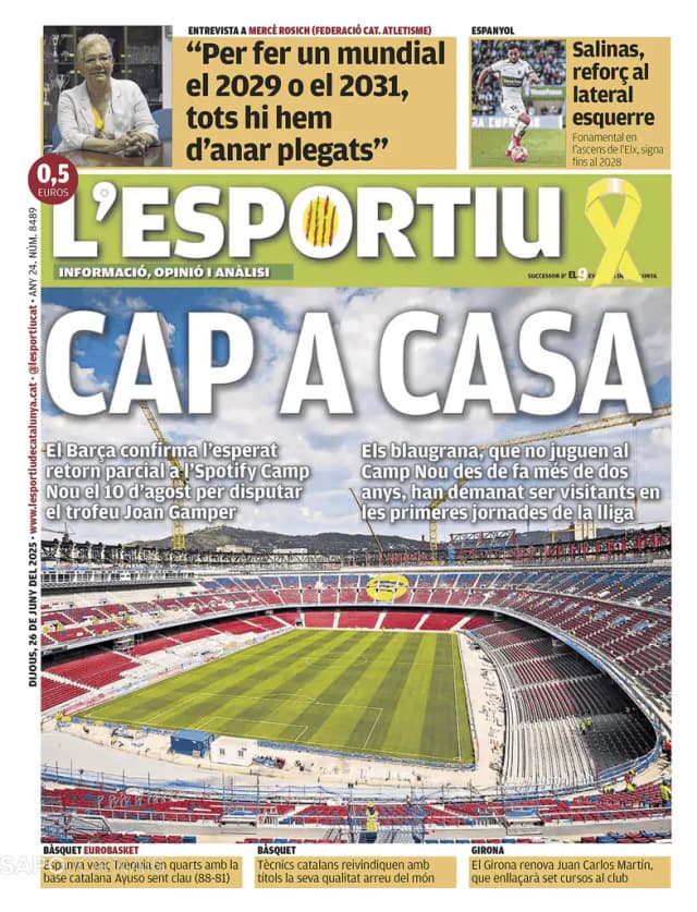 Capa jornal El Punt Avui | Edició Girona 2025-06-26