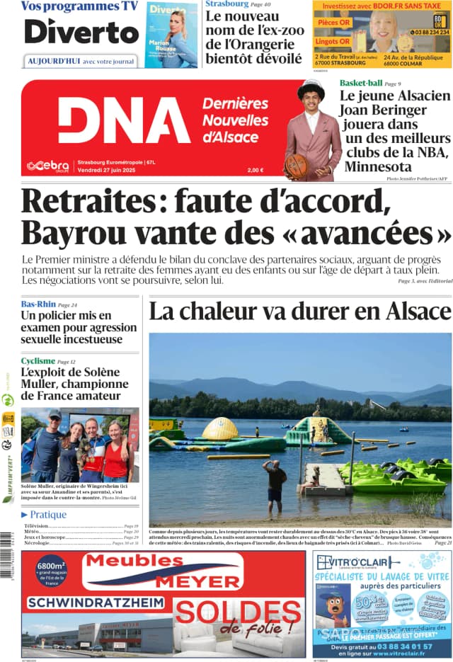 Capa jornal DNA 2025-06-27