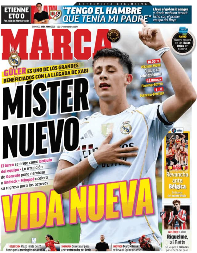 Capa jornal Marca 2025-06-29