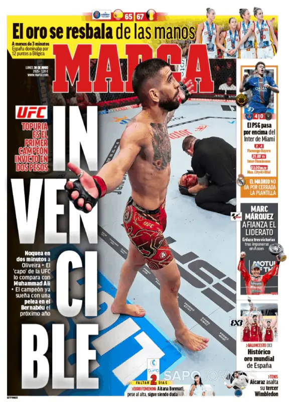 Capa jornal Marca 2025-06-30