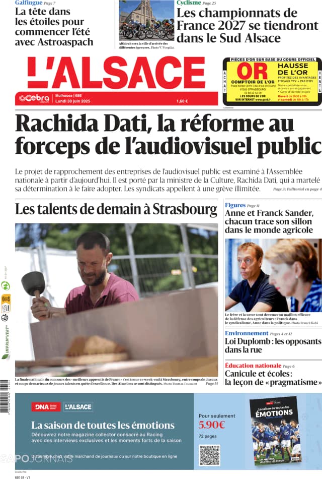 Capa jornal DNA 2025-06-30