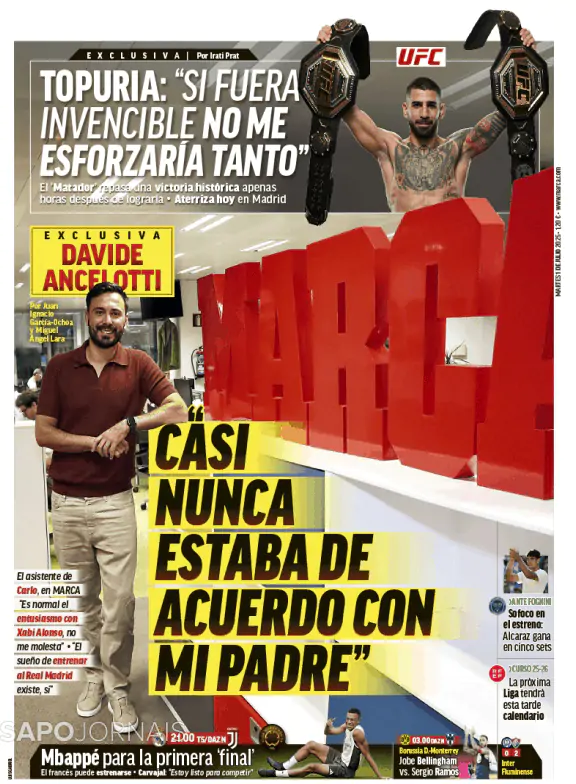 Capa jornal Marca 2025-07-01