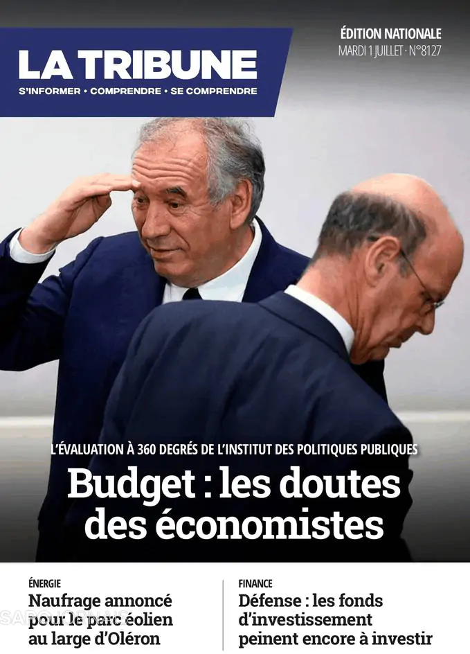 Capa jornal La Tribune 2025-07-01