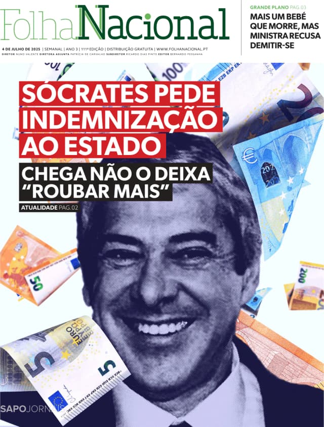 Capa jornal Folha Nacional 2025-07-04