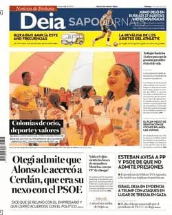 Capa jornal Deia-Noticias de Bizkaia 2025-07-04