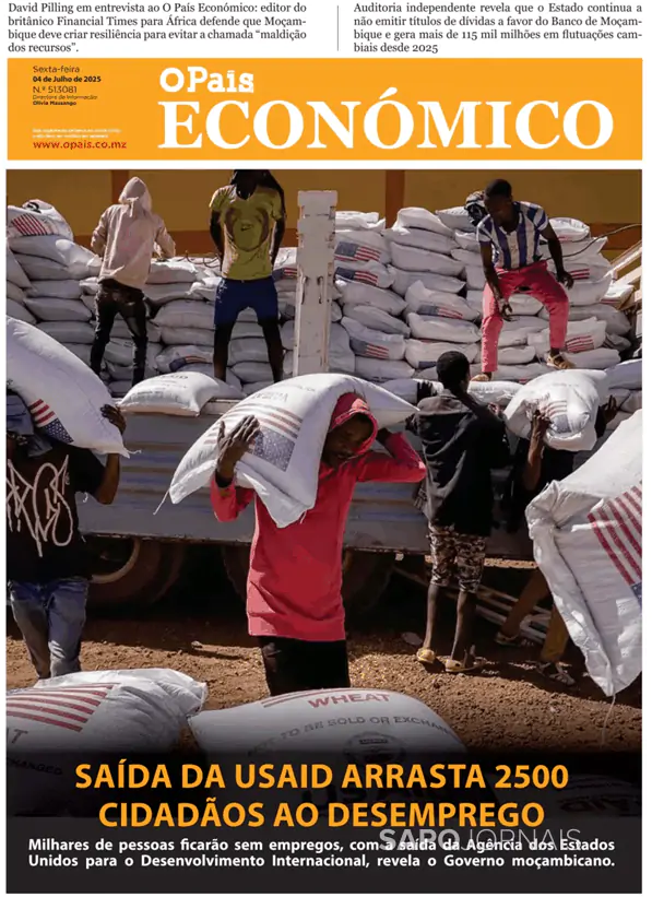 Capa jornal O País - Económico 2025-07-05