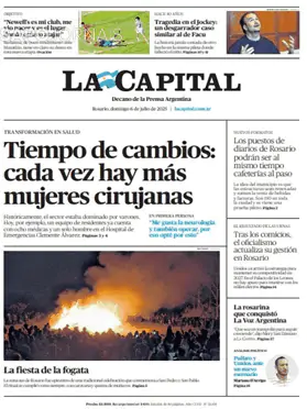 Capa jornal La Capital 2025-07-06