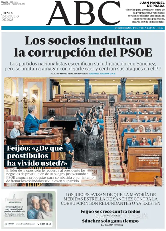 Capa jornal ABC 2025-07-10