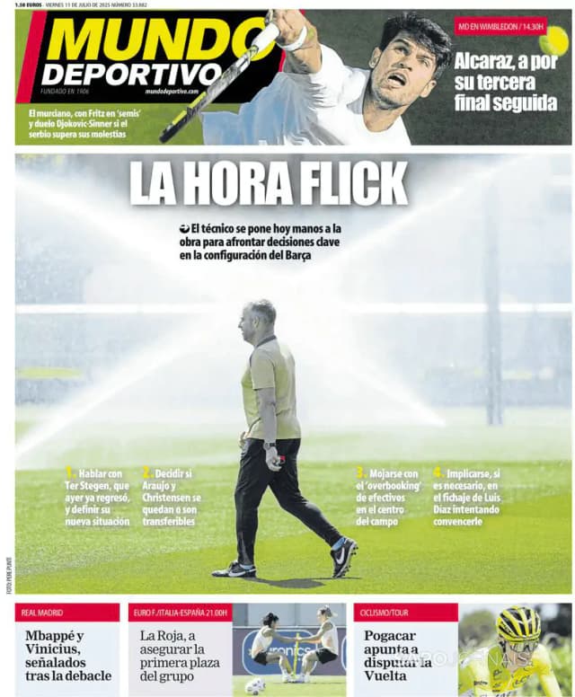 Capa jornal Mundo Deportivo (Madrid) 2025-07-11