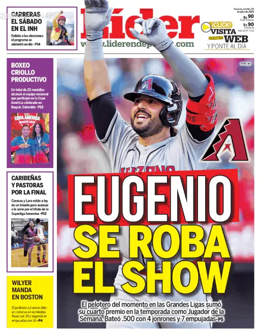 Capa jornal Líder 2025-07-22