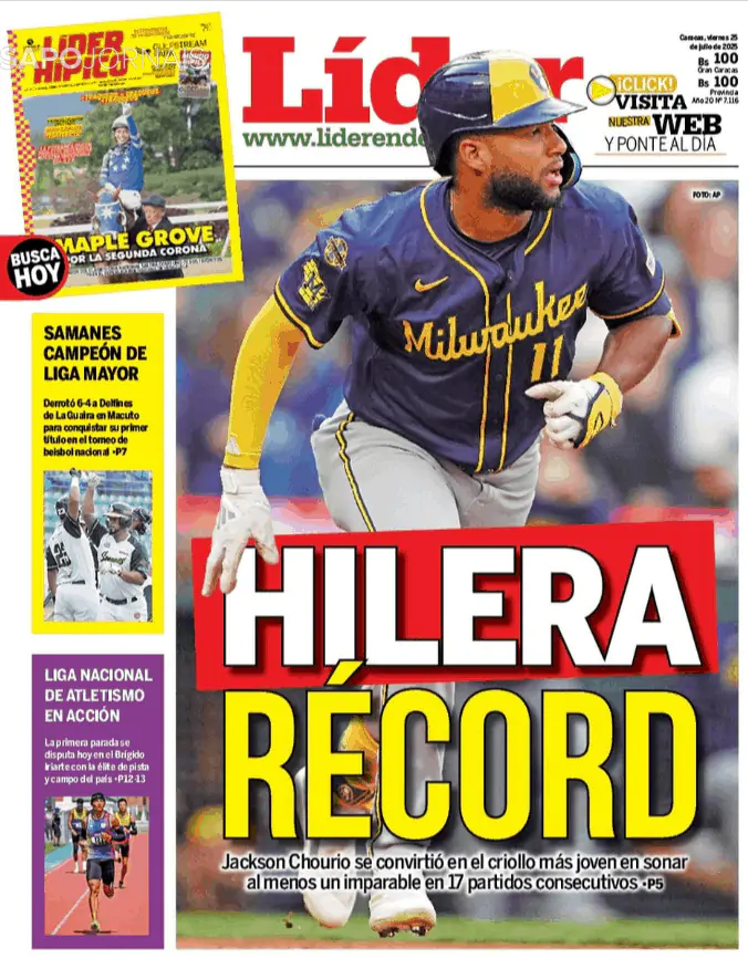 Capa jornal Líder 2025-07-25