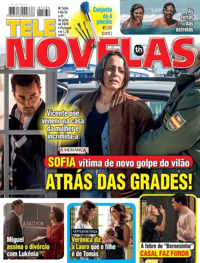 Capa jornal Telenovelas 2025-07-25