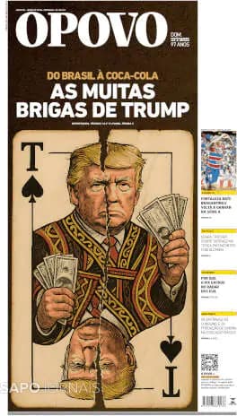 Capa jornal O Povo 2025-07-27
