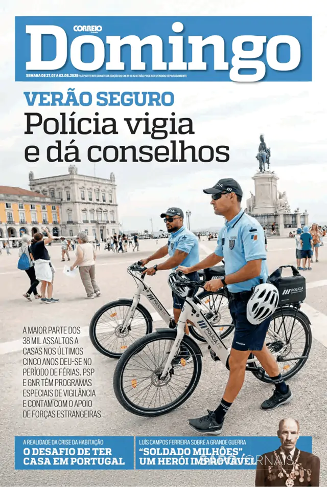 Capa jornal Domingo-CM 2025-07-27