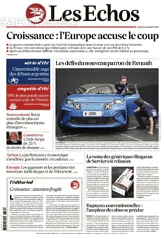 Capa jornal Les Echos 2025-07-31