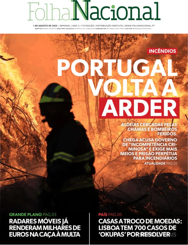 Capa jornal Folha Nacional 2025-08-01